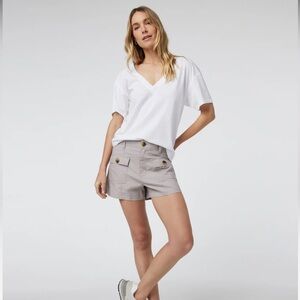 Vuori  córtame rips top utility short soft powter